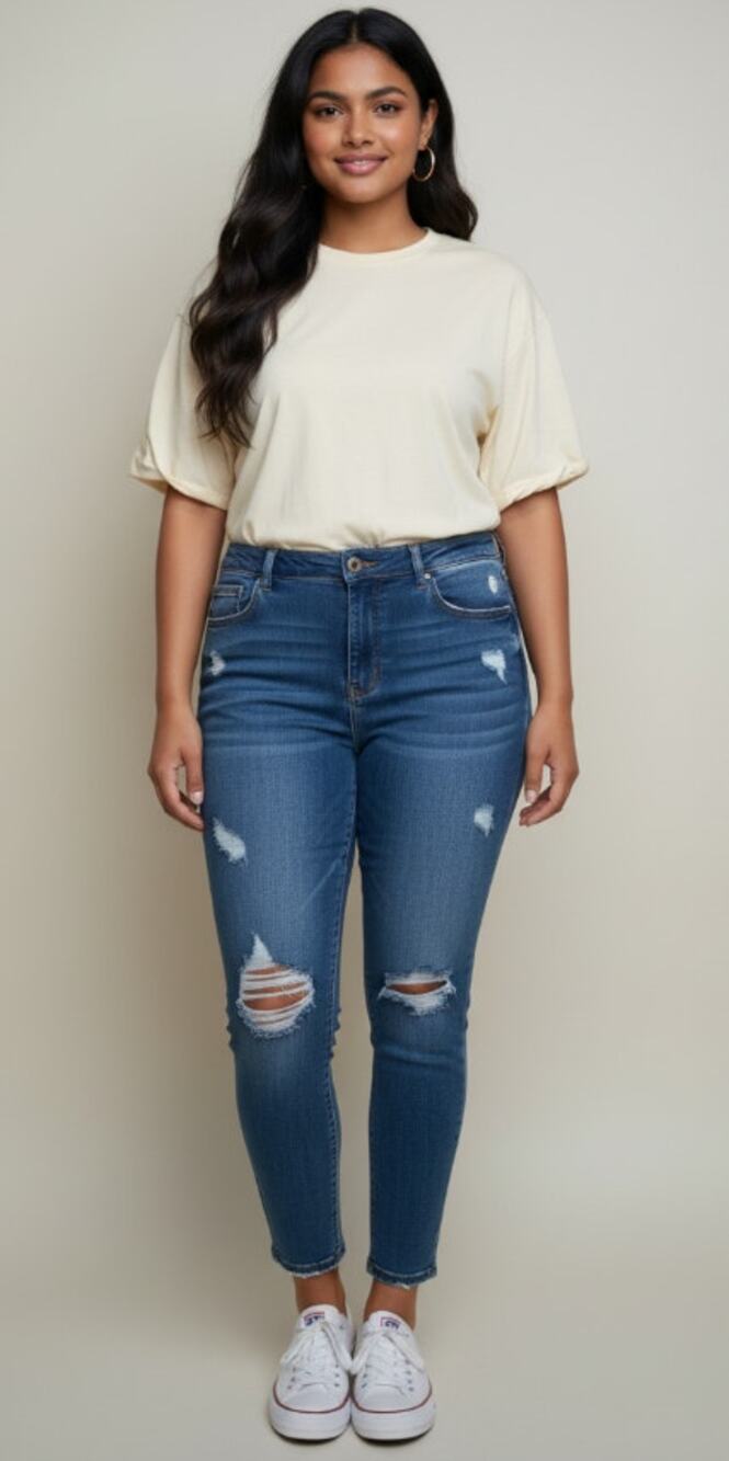 Lane Bryant Jeans Womens Sz 20 High Rise Stretch Signature Fit Skinny Denim NEW